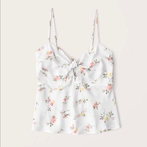 Abercrombie & Fitch Knot-front Cami  - Medium